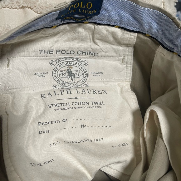 Ralph Lauren Men's Khaki Chinos - Picture 3 of 4